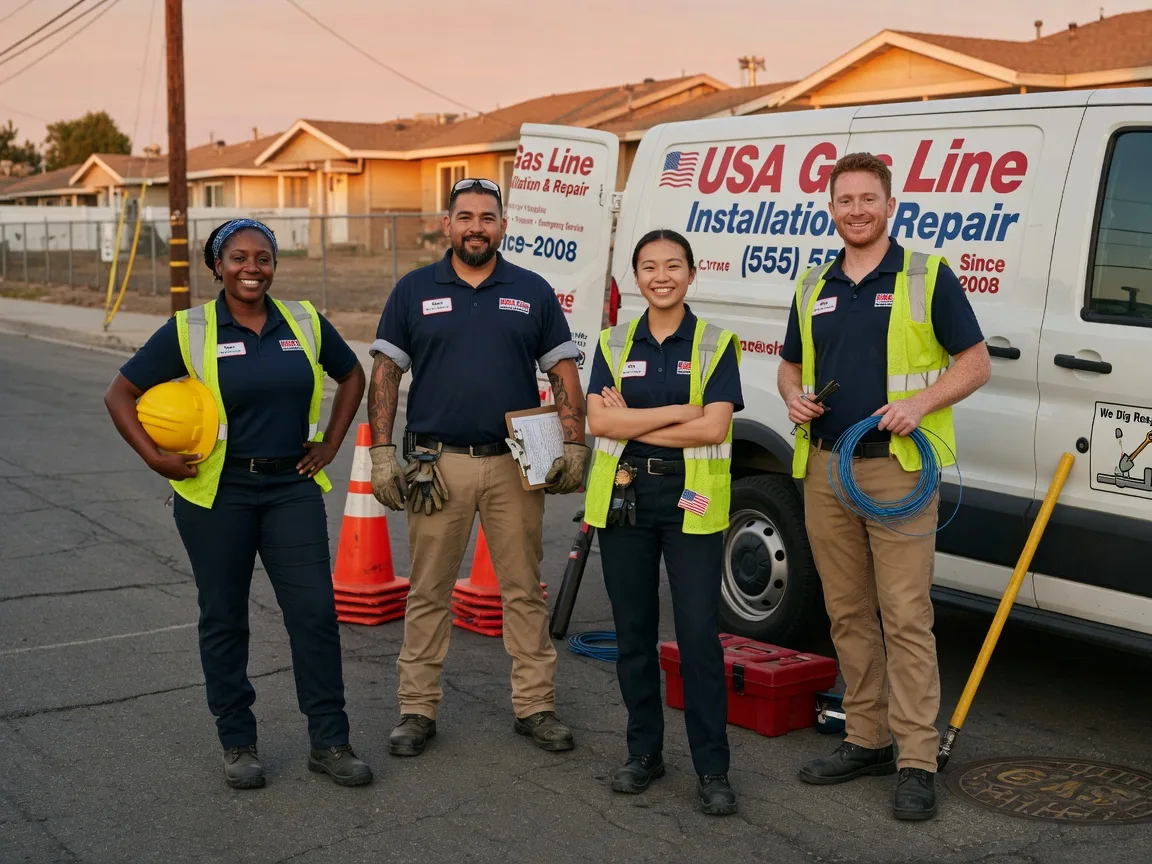 Gas Line Installation company in Strathmore, CA
